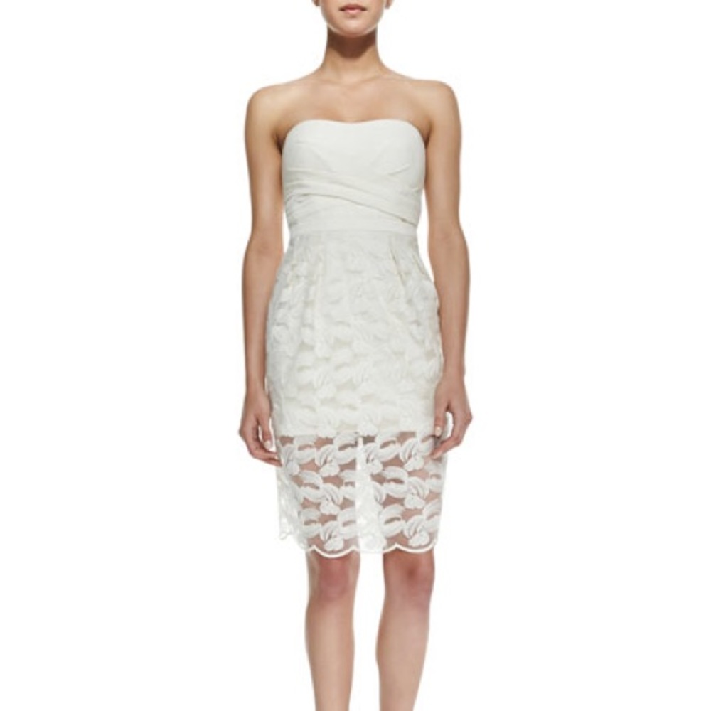 LIKE NEW {BCBGMaxAzria} Adrianna Strapless Dress.